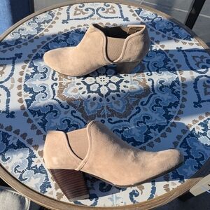 Vaneli Truffle Ankle Boots